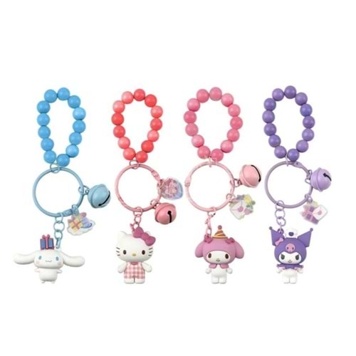 YUME HELLO KITTY KEYCHAIN & BRACELET CELEBRATION SERIES ANAHTARLIK 11685 *12