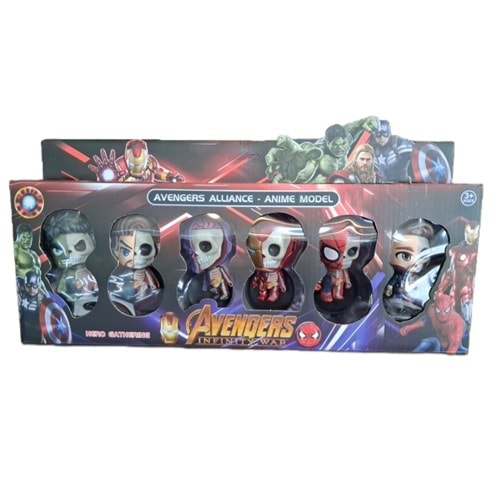 KUTUDA 6 LI AVENGERS SET ZS.222-100 *48