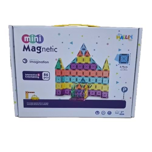 SEHER MAGNET YAPI BLOK SETİ 86 PARÇA SH59836 *36