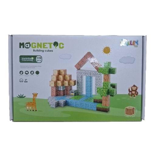 SEHER MAGNET YAPI BLOK SETİ 119 PARÇA SH59844 *30