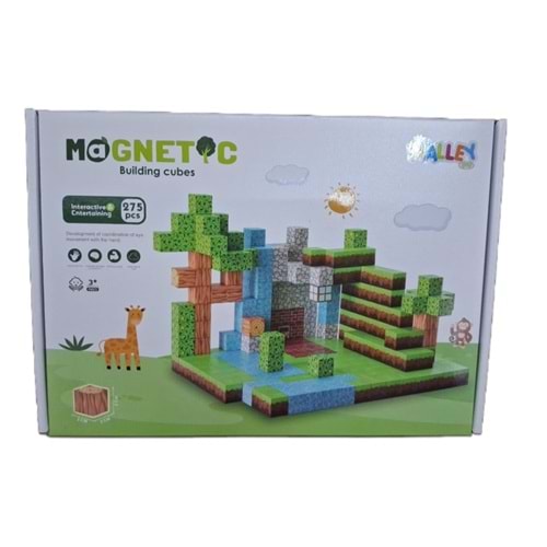 SEHER MAGNET YAPI BLOK SETİ 275 PARÇA SH59845 *12