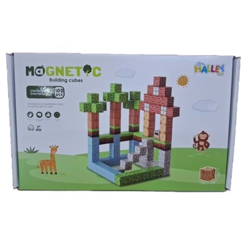 SEHER MAGNET YAPI BLOK SETİ 102 PARÇA SH59843 *36