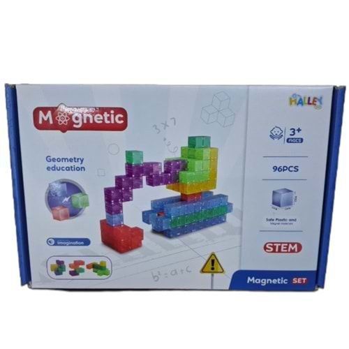 SEHER MAGNET YAPI BLOK SETİ 96 PARÇA SH59839 *38