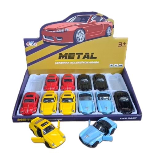 Seher 1:43 Çek Bırak Klasik Arabalar Display 4361C *216