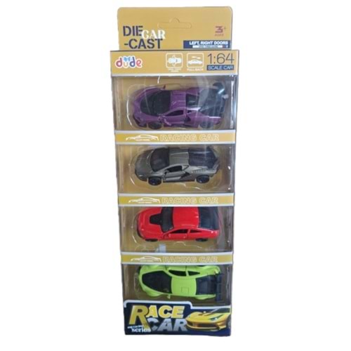 SEHER 1.64ALAŞIMLI KAPILARI AÇILIR GRAFFİTİ SPOR ARABA 6421T *