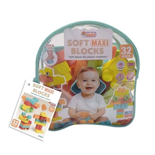 YUMUŞAK MAXİ BLOKLAR ÇANTA 32 PRÇ 04072 *12