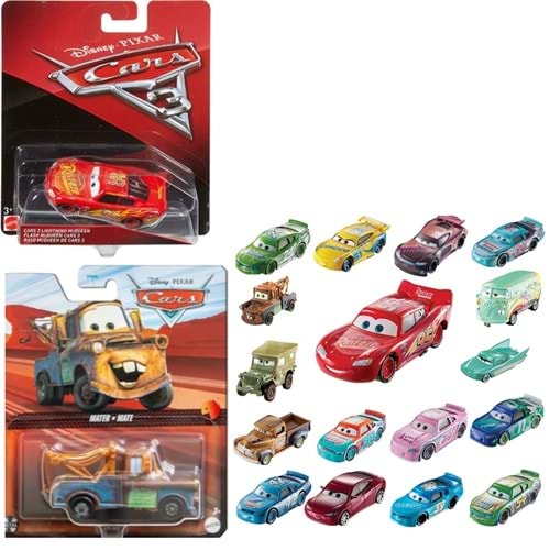 MTL CARS 3 TEKLİ KARAKTER ARAÇLAR DXV29 *24
