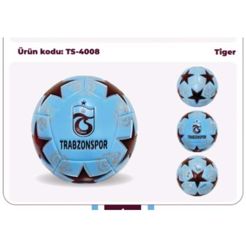 TRABZONSPOR LİSANSLI FUTBOL TOPU TIGER TS-4008 *30