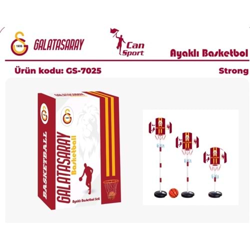 GALATASARAY AYAKLI BASKET POTASI GS-7025 *6