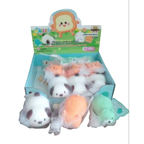 SEHER FİLEDE KÖPEK KEDİ AYICIK SUKUŞİ OYUNCAK SH59725 *288