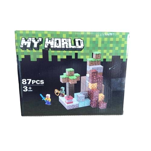 LEGO YAPI BLOKLARI MY WORLD 87 PARÇA OND-151 *64