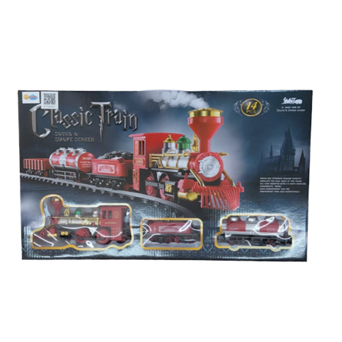 PİLLİ DUMAN ÇIKARAN CLASSİC TRAİN V8525 *18