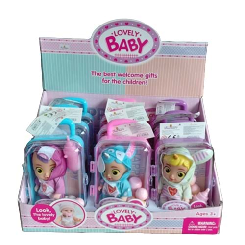 VALİZLİ CRY BEBEK 9 PKT SM90018 *108