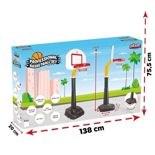 PİLSAN PROFESYONEL AYAKLI BASKET POTASI 03391