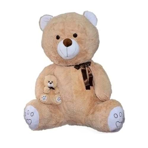 PELUŞ YAVRULU AYI 90 CM PL62518 *8