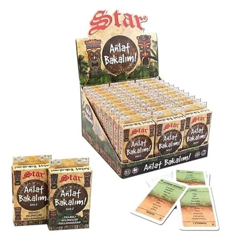 STAR MİNİ ANLAT BAKALIM KART OYUNU 066423 *240