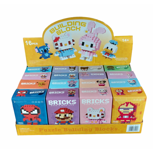 16 Lİ STANDLI BRİCKS LEGO MZ-001 *240