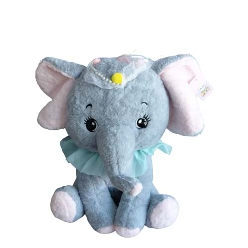PELUŞ 55 CM TAÇLI FİL SR6060*60