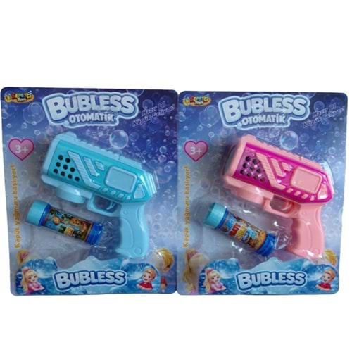 KARTELA BUBLESS MAVİ & PEMBE 2 ASORTİ RENK 2912 *44