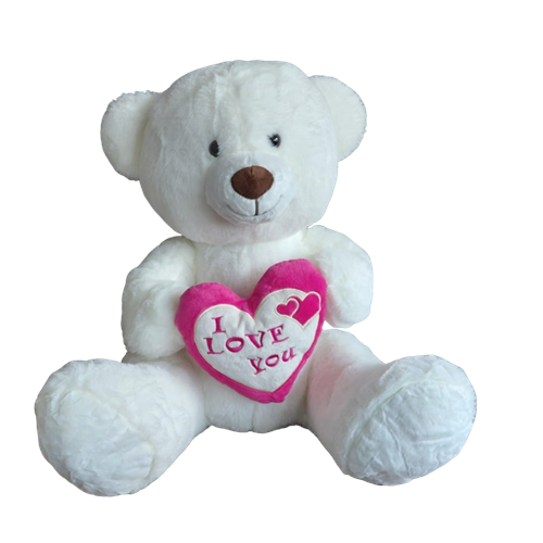 PELUŞ 55 CM AYI LOVE KALPLİ PL50231 *10