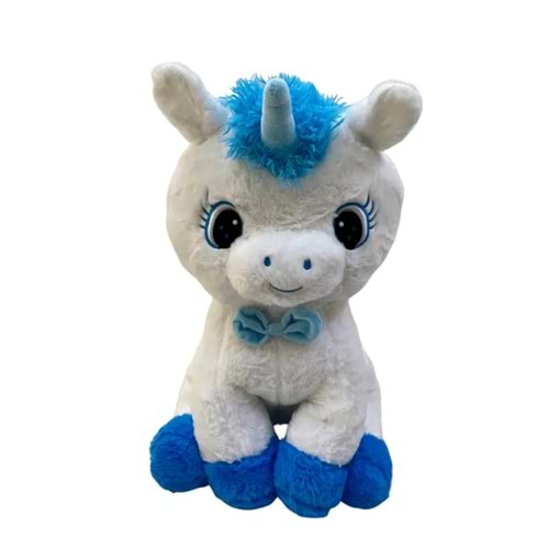 PELUŞ 50 CM PAPYONLU BOYNUZLU PONY PL5027 *12
