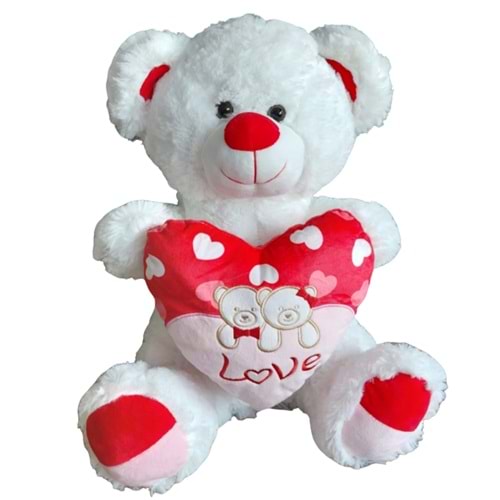 PELUŞ 45 CM AYICIK KALPLİ LOVE PL50240 *18