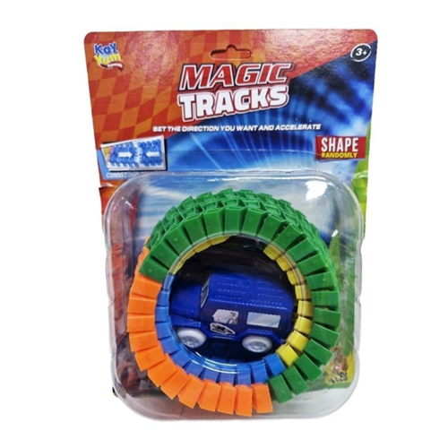 MAGIC TRACKS 56 PARÇA YOL SETİ PİLLİ KARTELA PKT 8023 *48