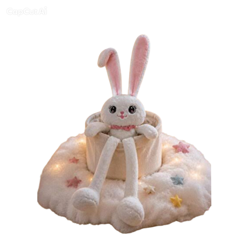 PELUŞ 100 CM OYNAR KULAKLI TAVŞAN MS2745 *20