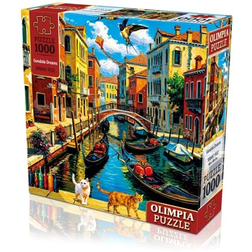PUZZLE OLIMPIA GONDOLA DREAMS 1000 PRÇ 15016 *12