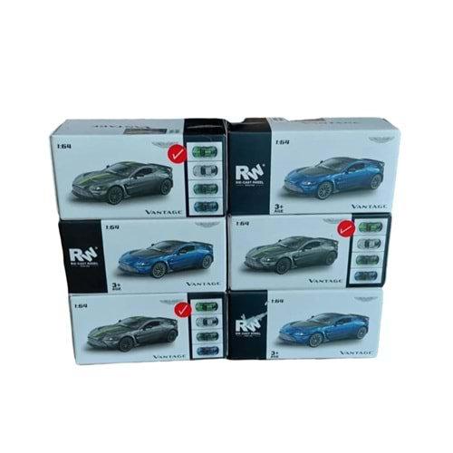 MİNİ GT 1:64 MODEL ARABA ASTON MARTİN VANTEGE RW8264 *144
