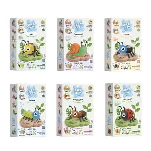 ART CLAY MİNİK CANLILAR SÜPER HAFİF 04148 *24