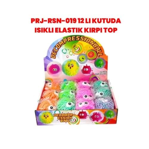 KUTUDA IŞIKLI ELASTİK KİRPİ RSN-019 *288