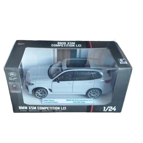 KUTULU 1:24 MODEL BMW X5M IŞIKLI SESLİ H2741 *24