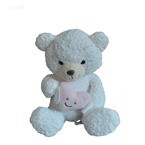 PELUŞ 50 CM KANATLI KALP TUTAN AYI PL50247 *18