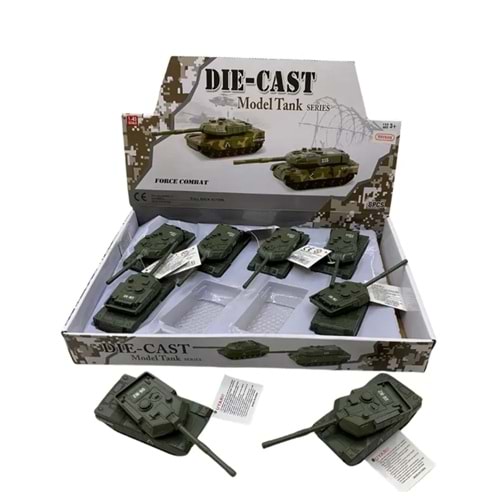ÇEKBIRAK TANK 1:43 ÖLÇEK 8 Lİ DISPLAY 677-21 *96