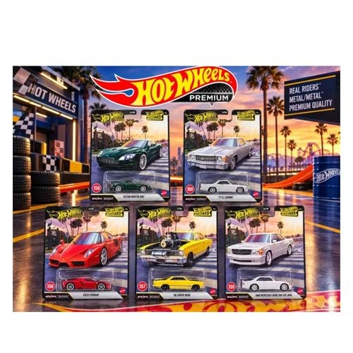 MTL HOT WHEELS 5 Lİ FERRARI SERİSİ JNL12 *12