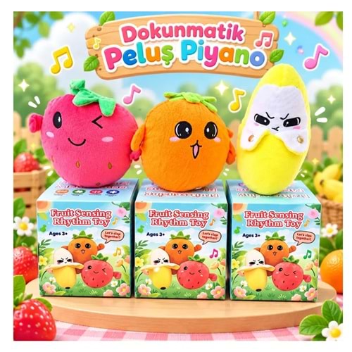 FRUİT-SENSİNG DOKUNMATİK PELUŞ PİYANO MEYVELER AYZ-MEYVE