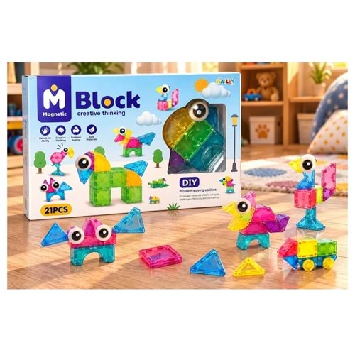SEHER MANYETİK BLOK 21 PARÇA SH59522 *60
