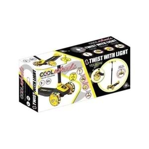 3+ COOL WHEELS IŞIKLI TWİST SCOOTER SARI FR58925 (8)