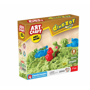 500 GR ARTSAND DİNOZOR KUM SETİ 03613 (12)