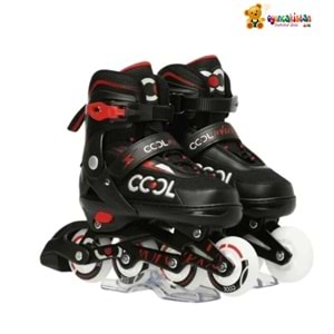 GLOW PATEN ULTRA PARLAK TEKERLEKLER KIRMIZI (38-41) FR38361 *6