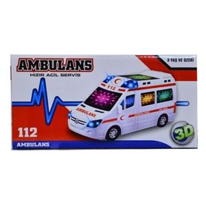 PİLLİ IŞIKLI AMBULANS 89-2689B (48)