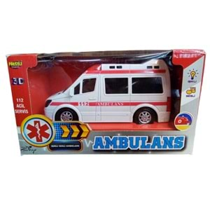 KUTULU PİLLİ IŞIKLI AMBULANS 112 (48)