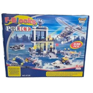F-BLOCKS POLİS KURTAMA SETİ 536 PCS FR31355 *12