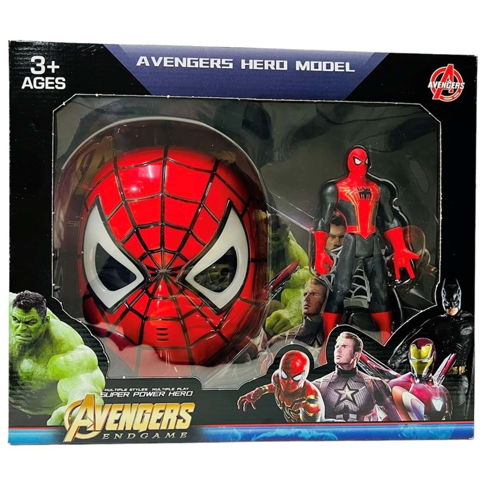 SPİDERMAN MASKE KAREKTER IŞIKLI 2156-SM (36)