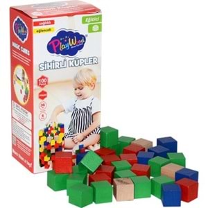 KUTUDA AHŞAP 100 PCS SİHİRLİ KÜPLER ONY-359 * 24