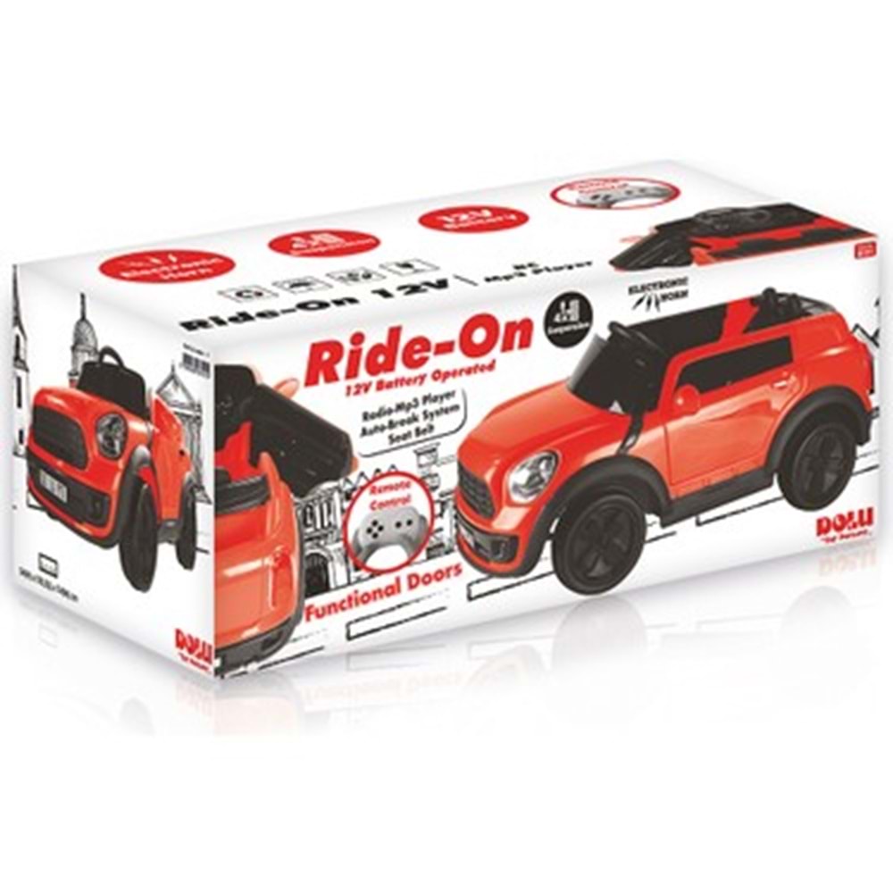 DOLU RİDE ON 12 V KUMANDALI ARABA 8191 * 1