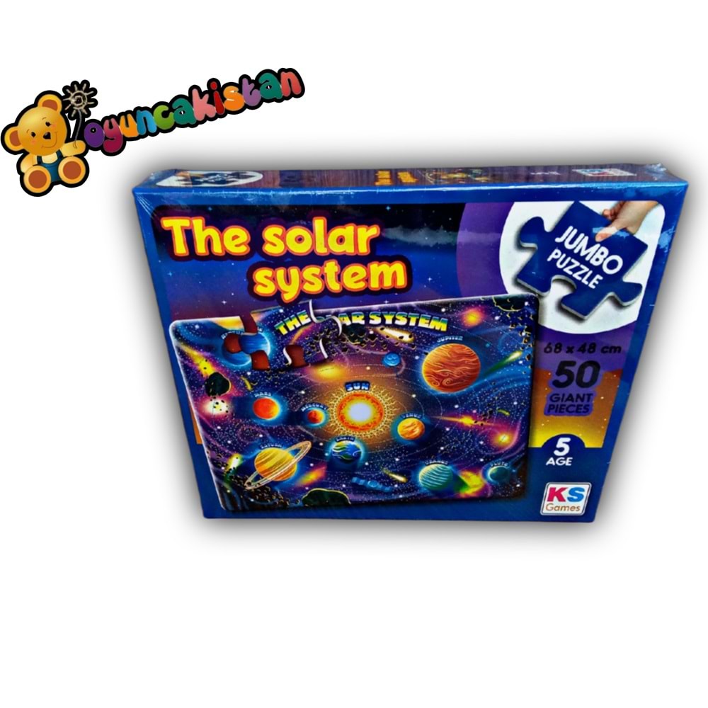 PLANETS OF SOLAR SYSTEM JUMBO PUZZLE 50 PRÇ. JP 31014*12
