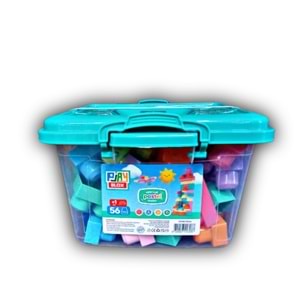 PLAY BLOX PASTEL 56 PARÇA KOVALI LEGO 3066 *12