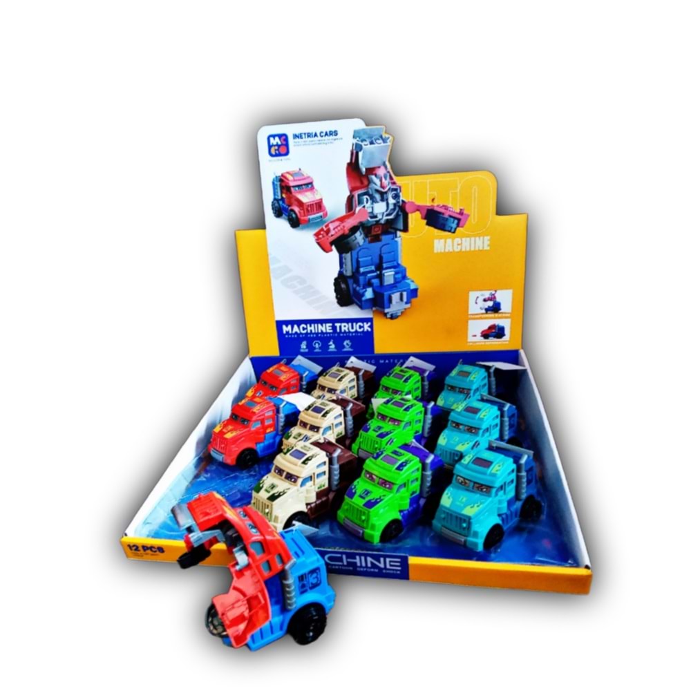 ROBOTA DÖNÜŞEN KIRILMAZ ARAÇLAR DEFORMATİON TOYS D400-34*96